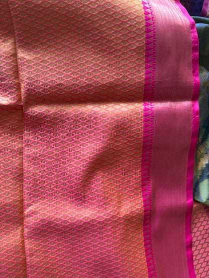 Purple n Pink-Pochampalli Silk Saree